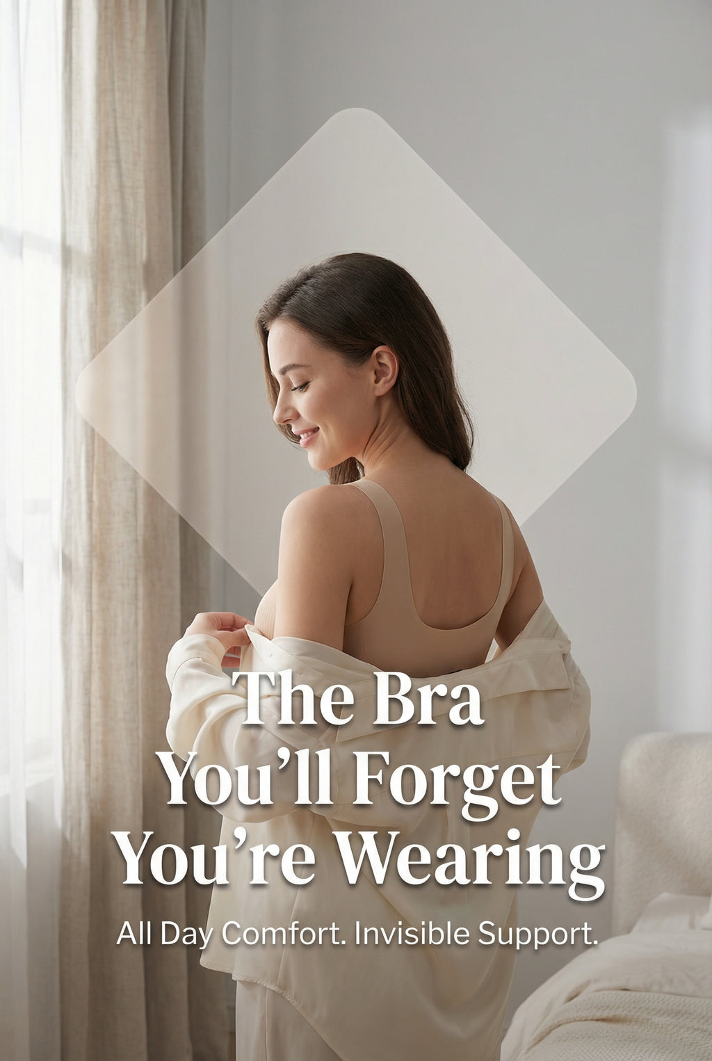 MisSlim Bra - Wireless Comfort Bra (Back-Smoothing Fit)