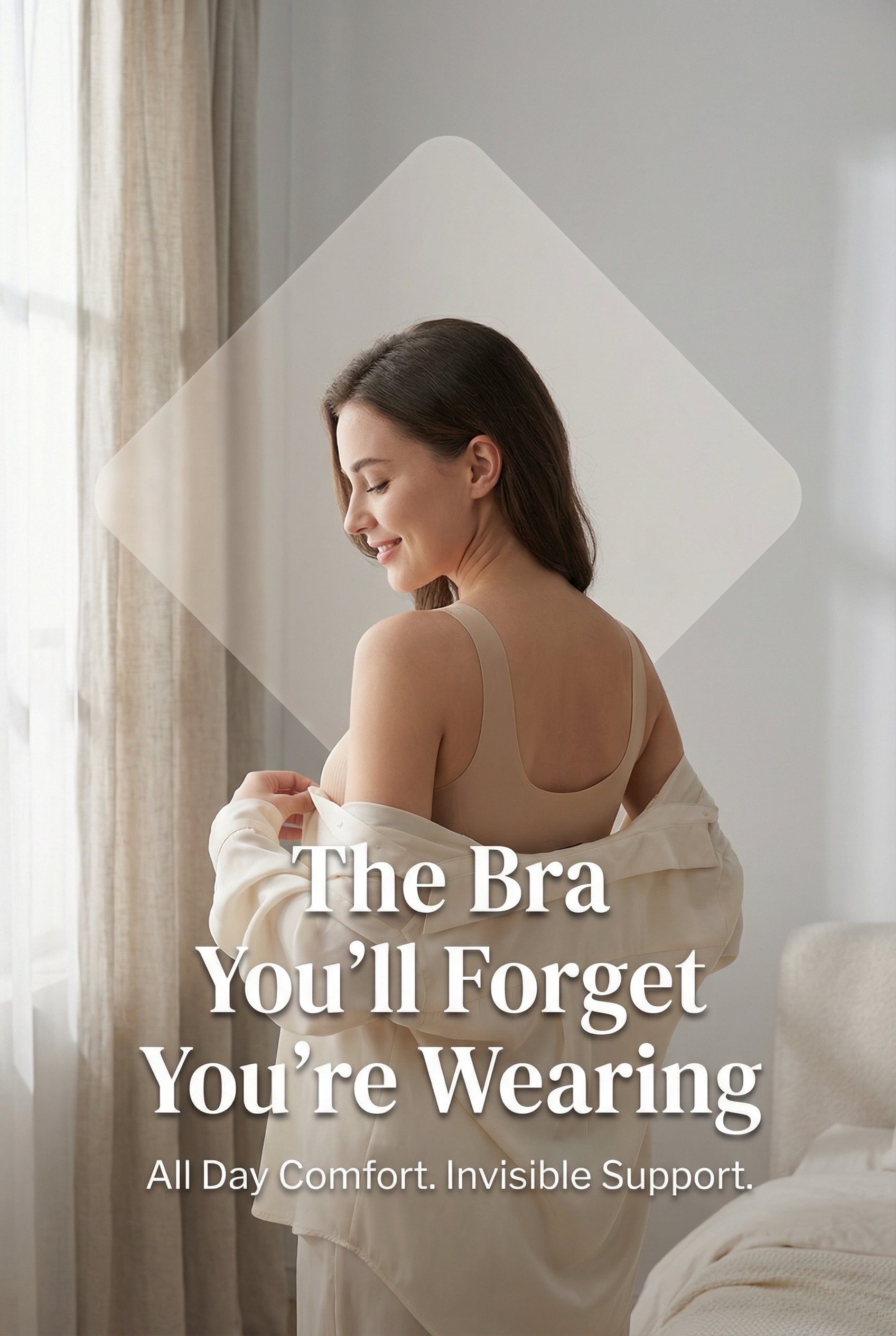 MisSlim Bra - Wireless Comfort Bra (Back-Smoothing Fit)