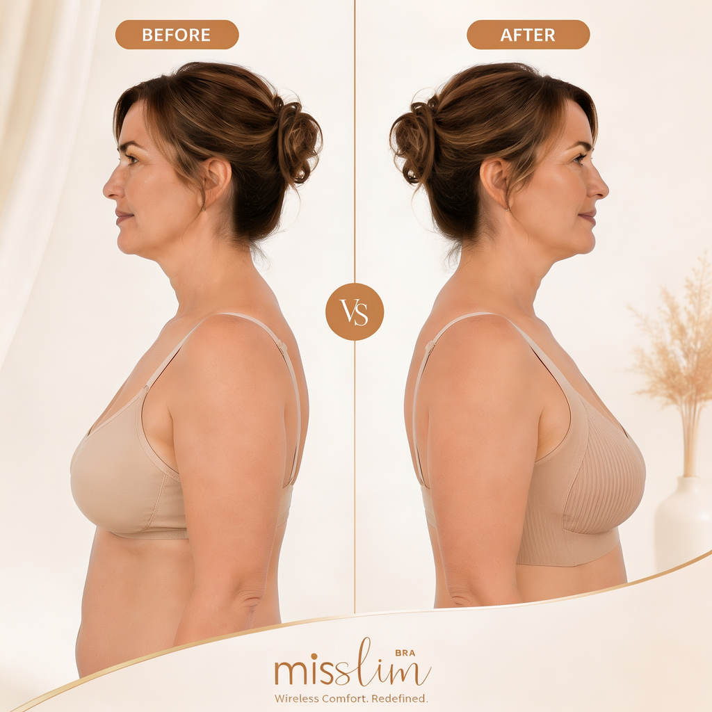 MisSlim Bra - Wireless Comfort Bra (Back-Smoothing Fit)