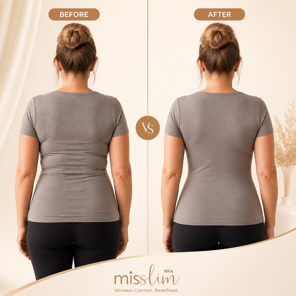 MisSlim Bra - Wireless Comfort Bra (Back-Smoothing Fit)