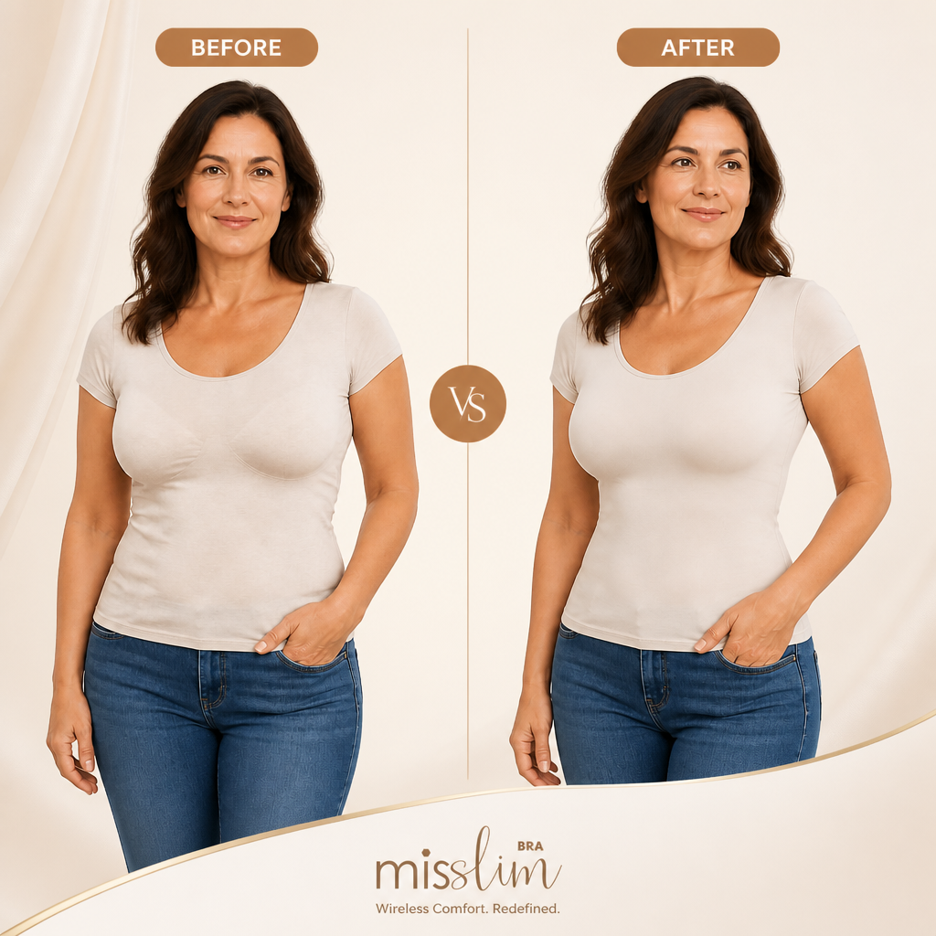 MisSlim Bra - Wireless Comfort Bra (Back-Smoothing Fit)