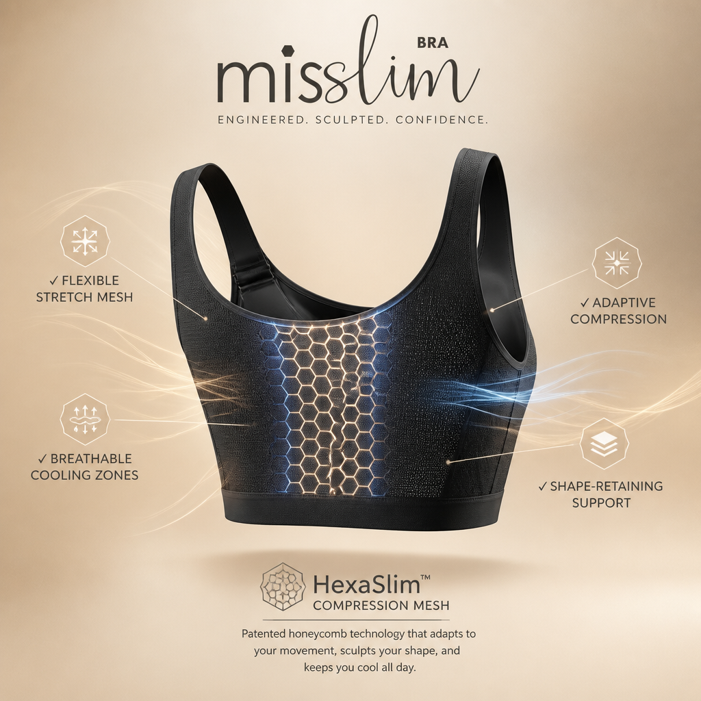 MisSlim Bra - Wireless Comfort Bra (Back-Smoothing Fit)