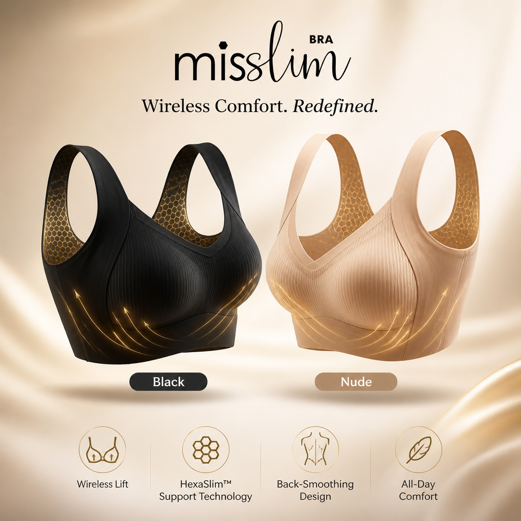 MisSlim Bra - Wireless Comfort Bra (Back-Smoothing Fit)